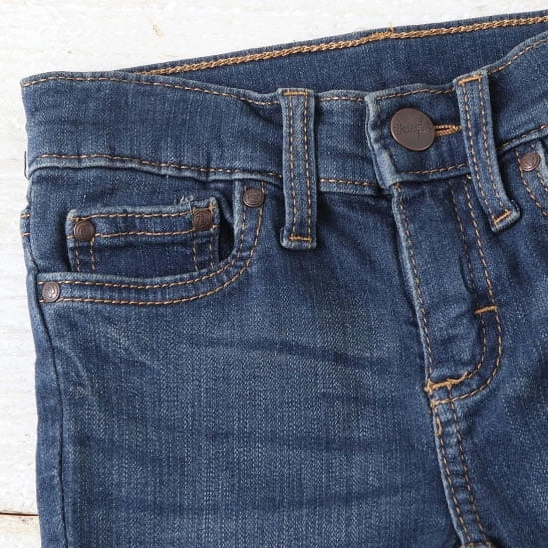 Wrangler Toddler Adjustable Waist Western Jean