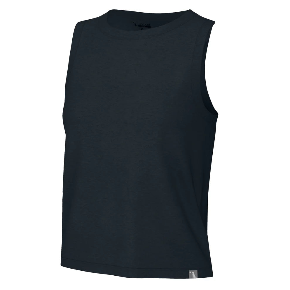 Local Girl Black Muscle Tank