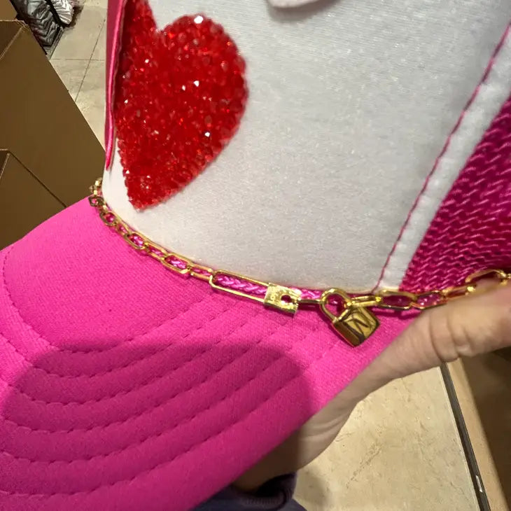 Love Lock Trucker Hat Chain