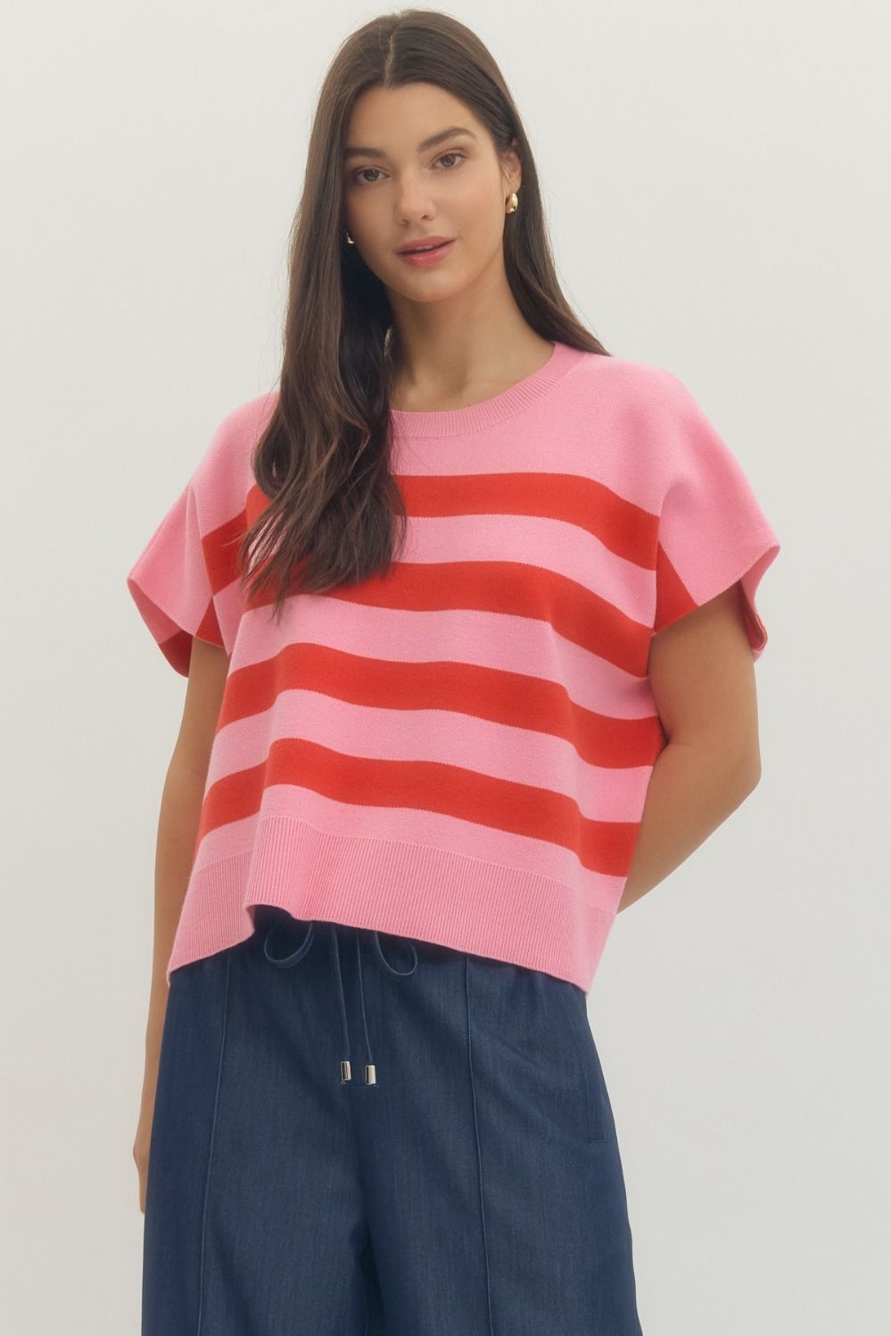 The Alex Striped Knit Sweater