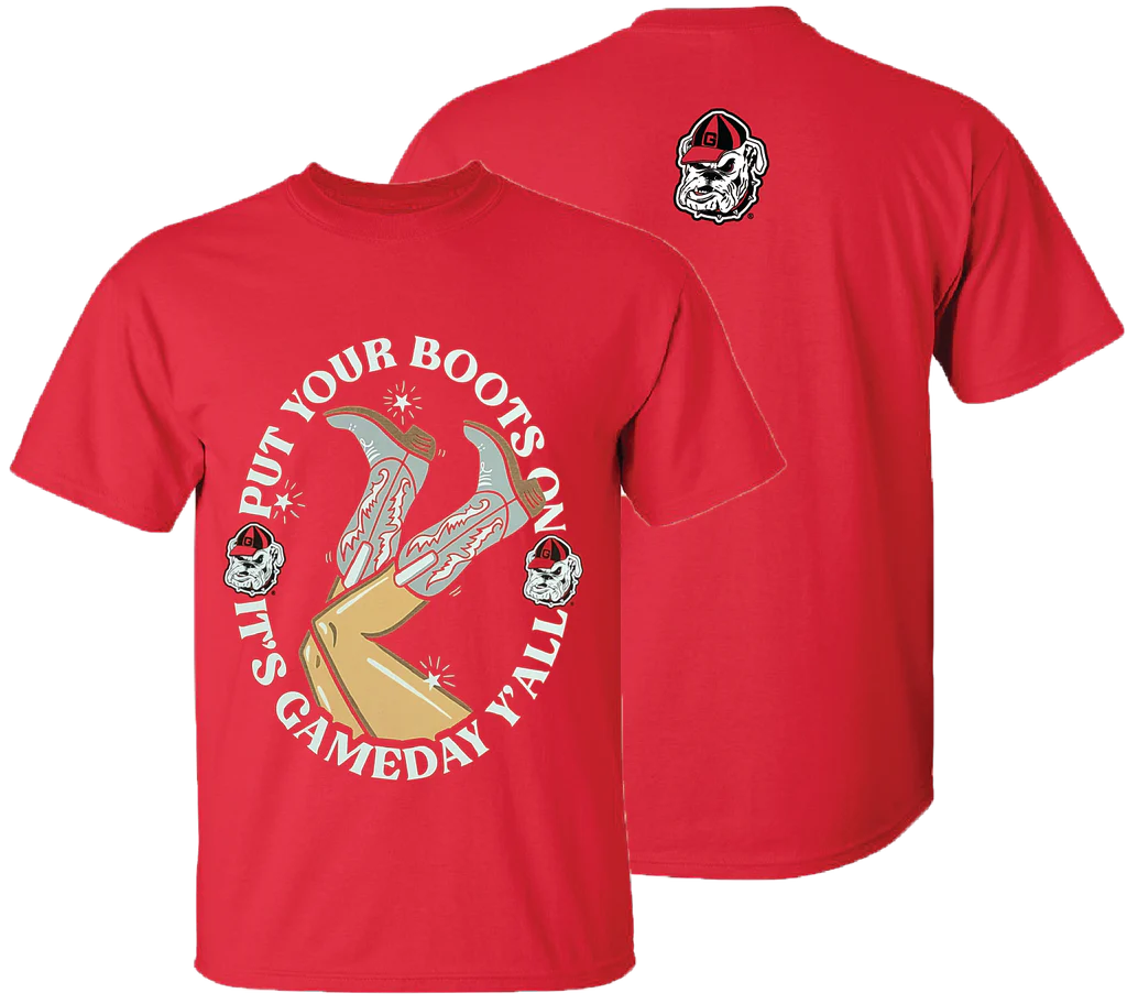 Georgia Boots Up Tee