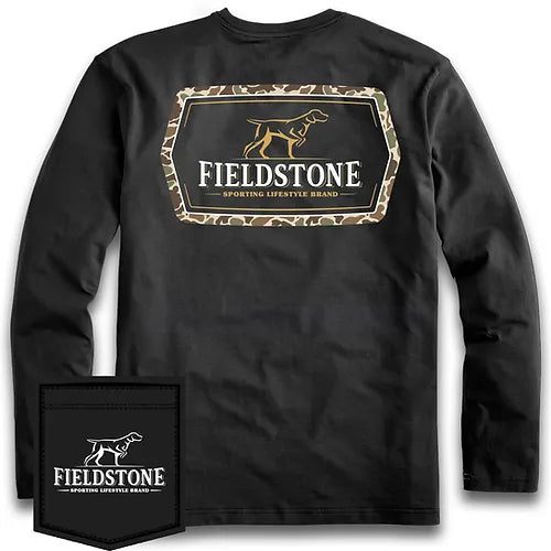 Fieldstone Rectangle Camo Logo Long Sleeve