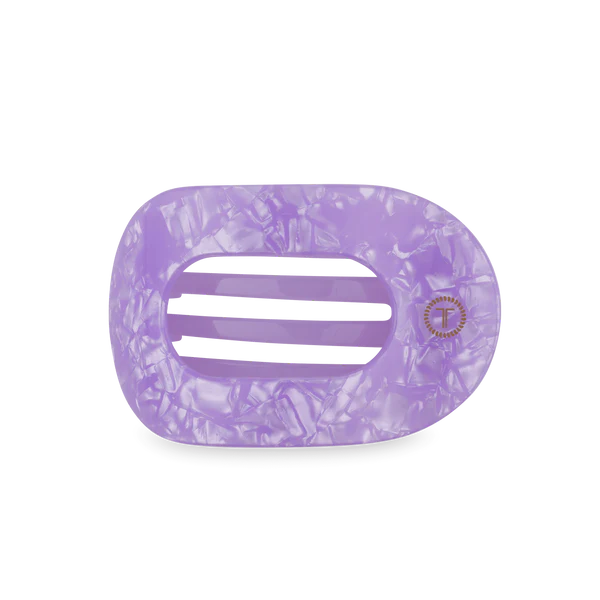 Teleties Lavender Mist Medium Flat Round Hair Clip