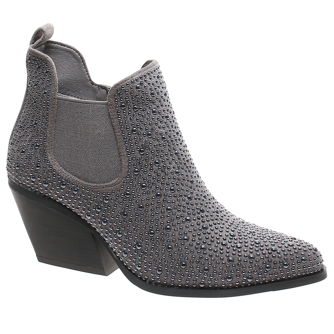 Pierre Dumas Dusty Bootie in Pewter