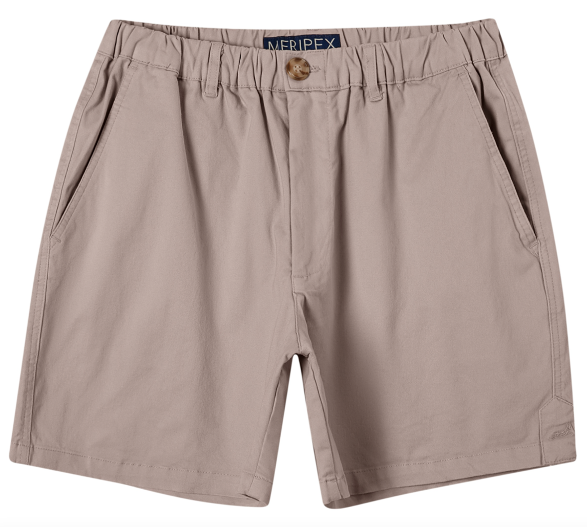 Meripex 4-Way Stretch 5.5" Inseam- Khaki