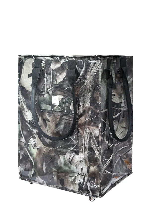 Mossy Oak Foldable Rolling Shopping Bag with Neoprene Handle
