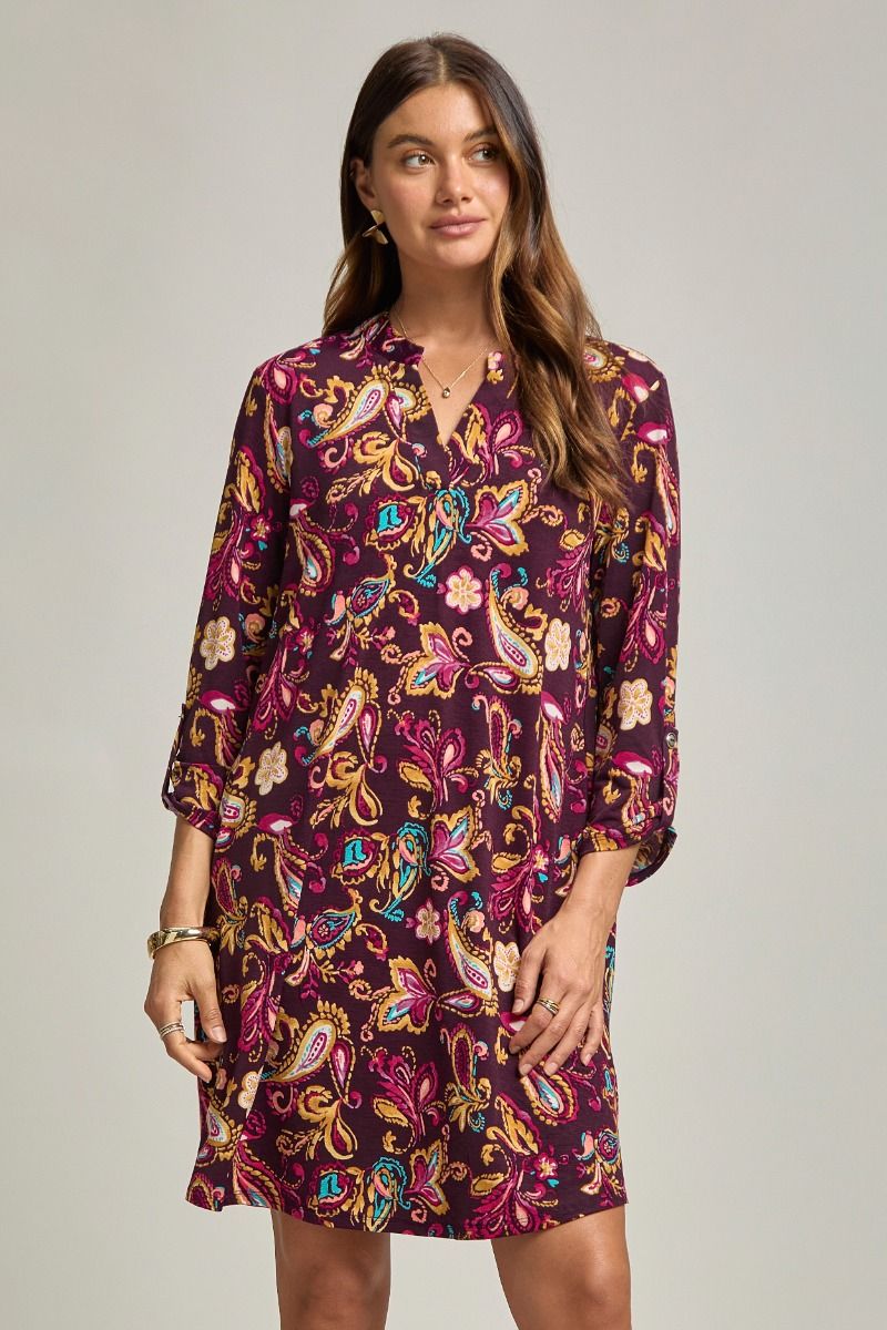 Dear Scarlett Wine Scarlett Dress