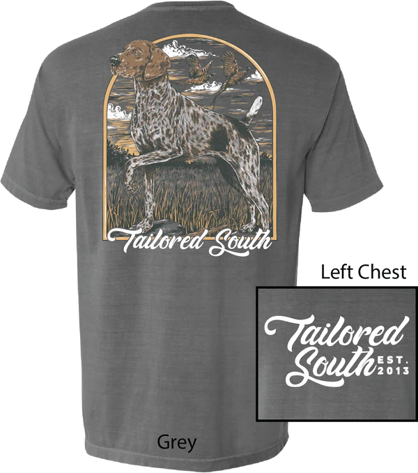 Tailored South Grey Pointer Tee