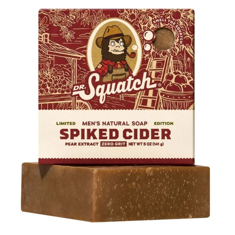 Dr Squatch spiked cider Bar Soap