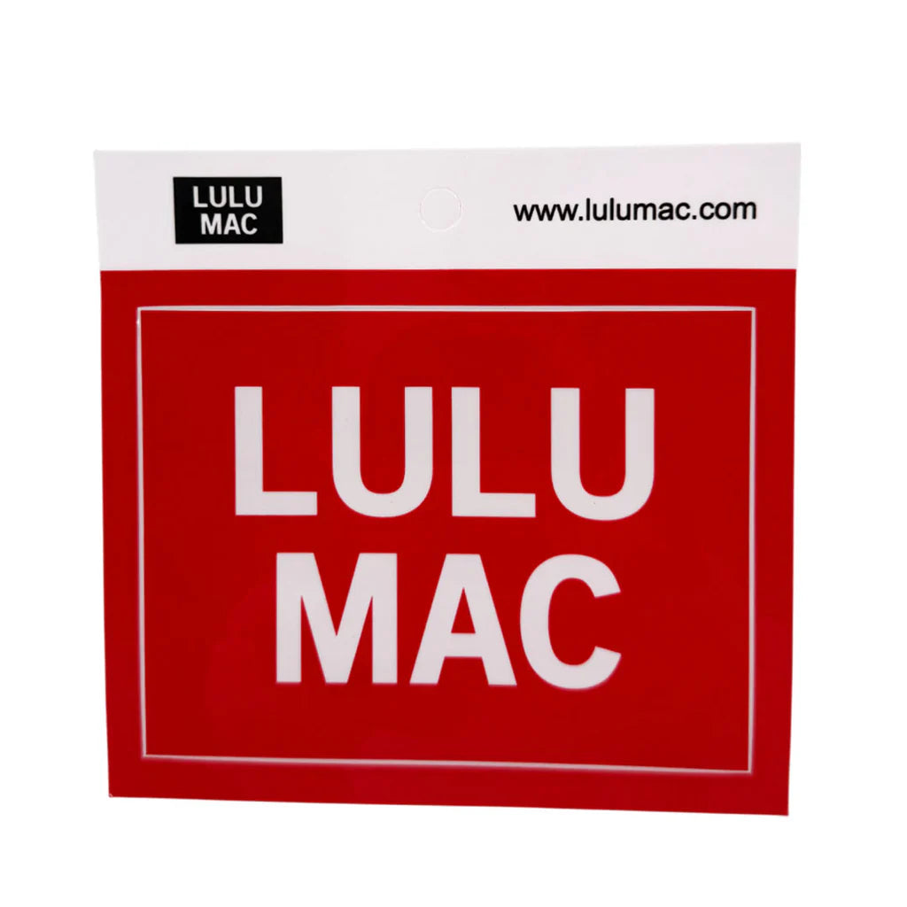 Lulu Mac Red Decal/Sticker