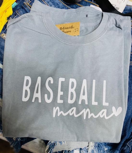 Bleach Bum Baseball Mama Tee