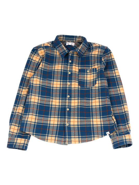 Simply Southern Men's Blue Plaid Shacket
