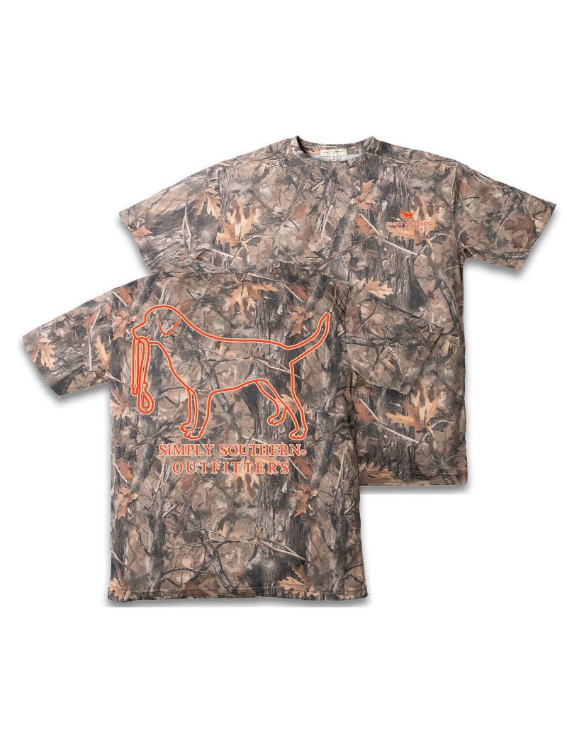 Simply Southern Camo Dog Logo Tee
