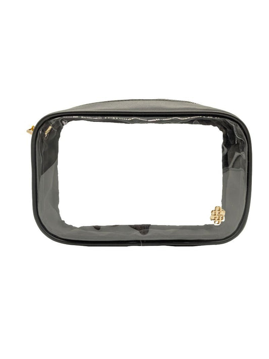 Simply Southern Black Leather and Clear Crossbody Bag (Strap included)