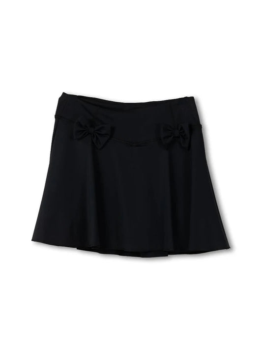 Simply Southern Black Bow Skort