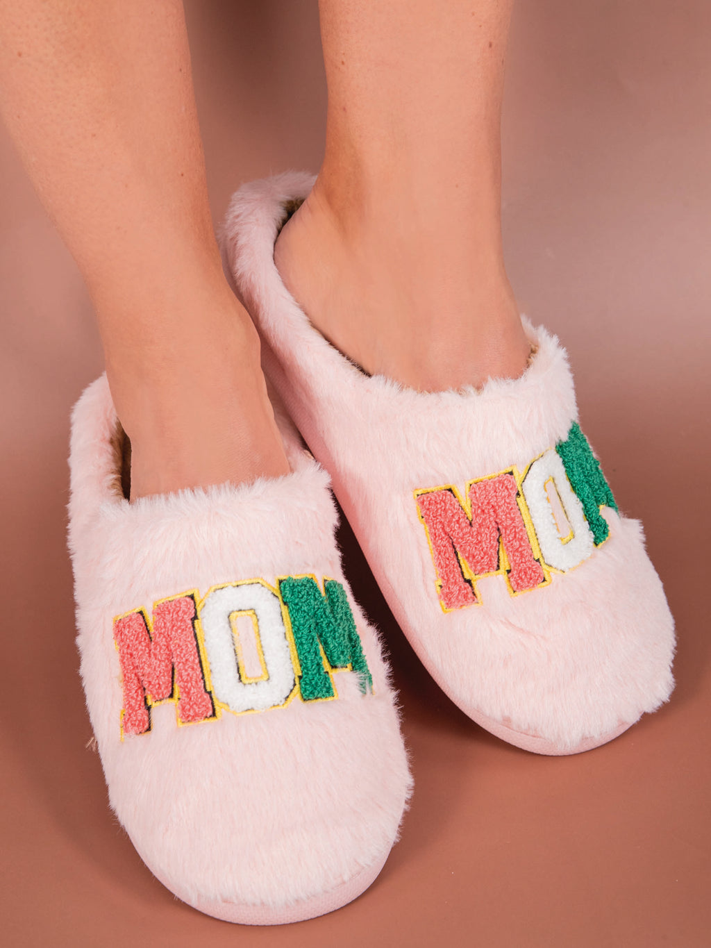 Simply Southern Pink Mom Slippers