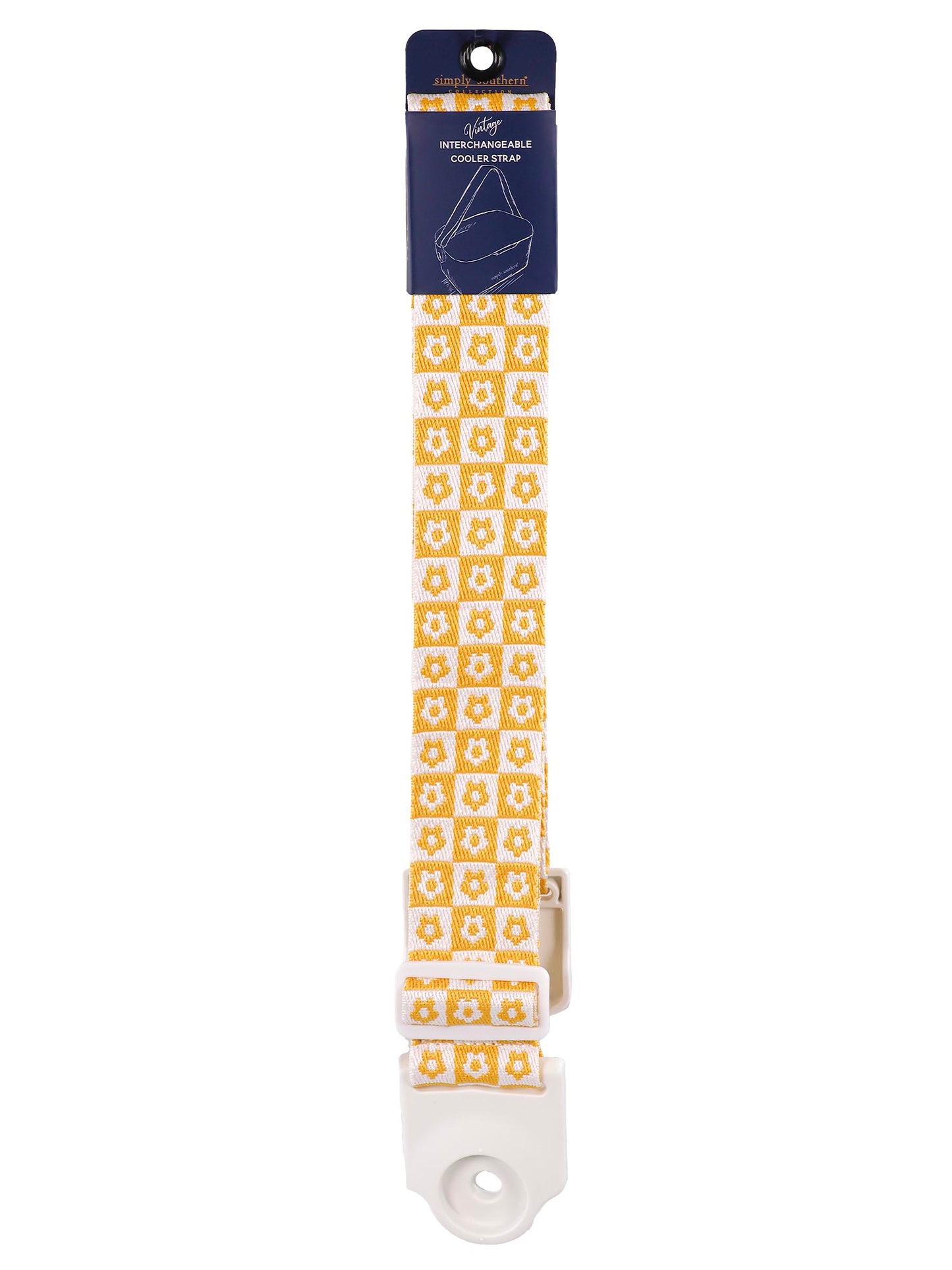 Simply Southern Yellow Flower Cooler Strap