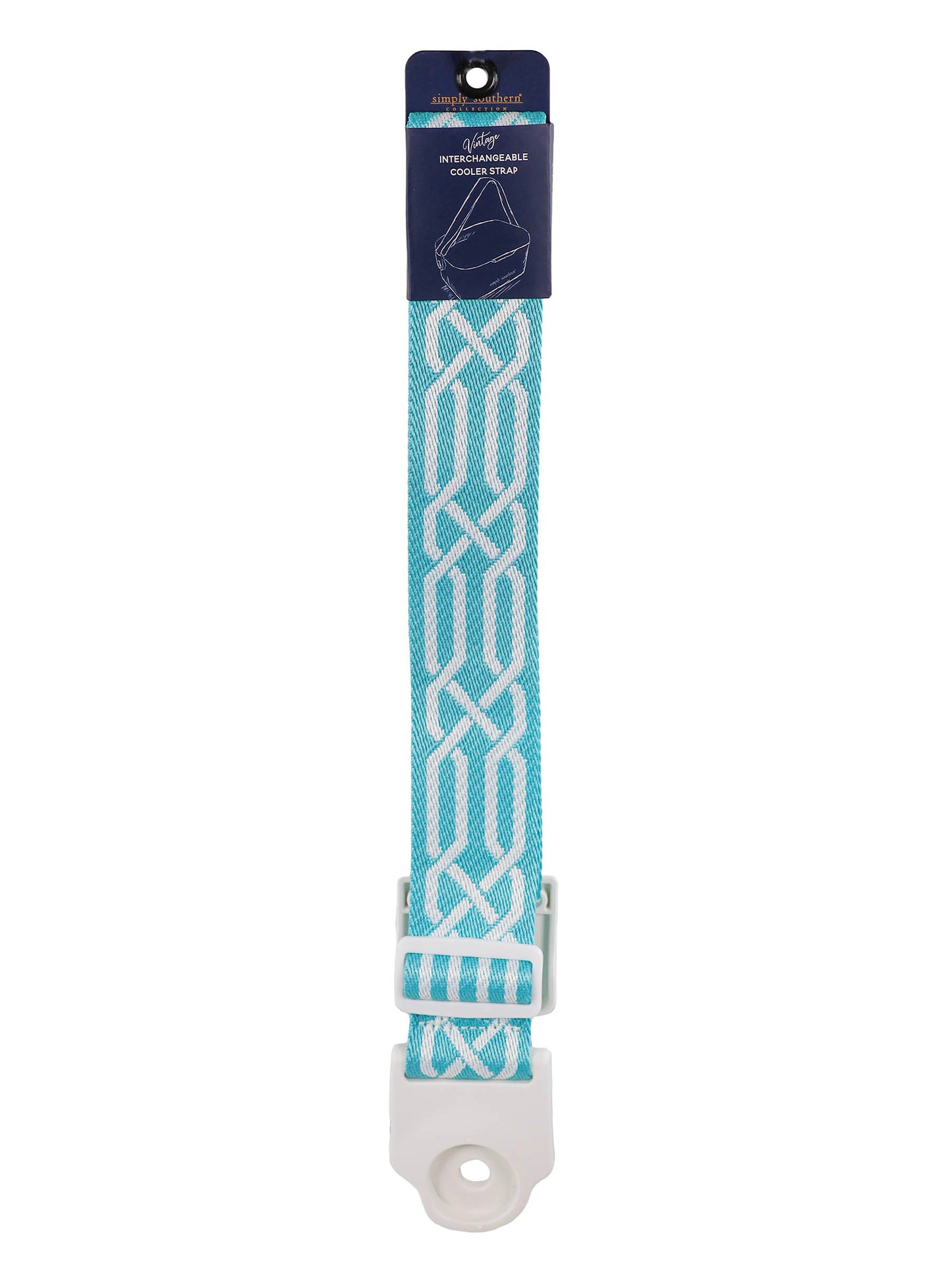 Simply Southern Geo Blue Cooler Strap