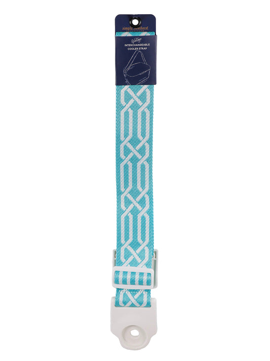 Simply Southern Geo Blue Cooler Strap