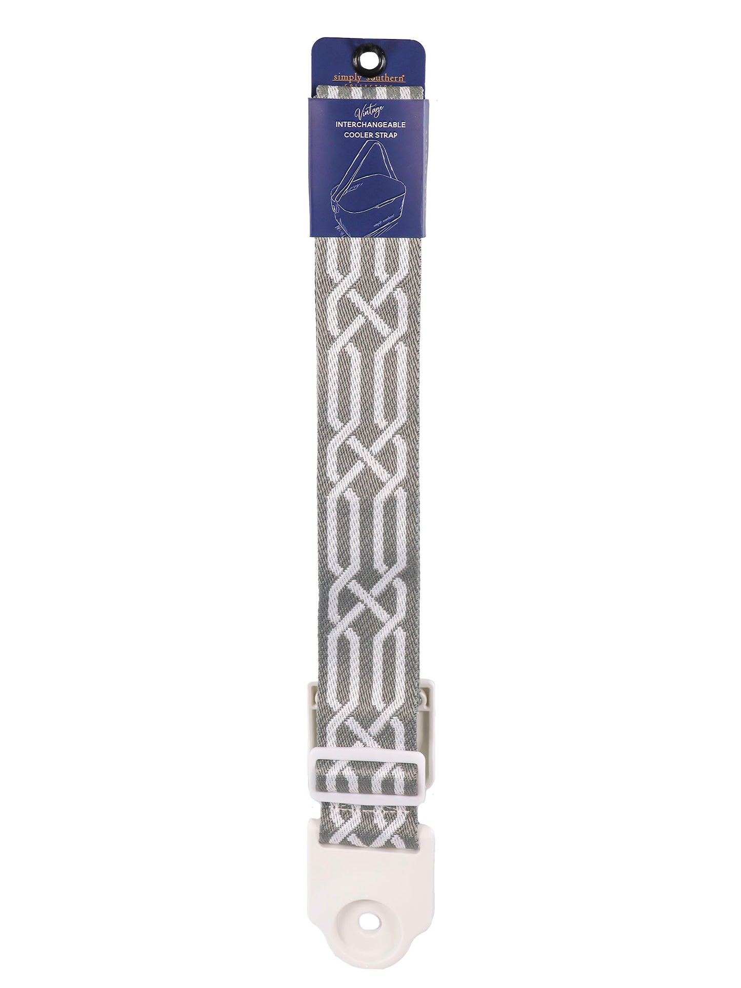 Simply Southern Geo Grey Cooler Strap