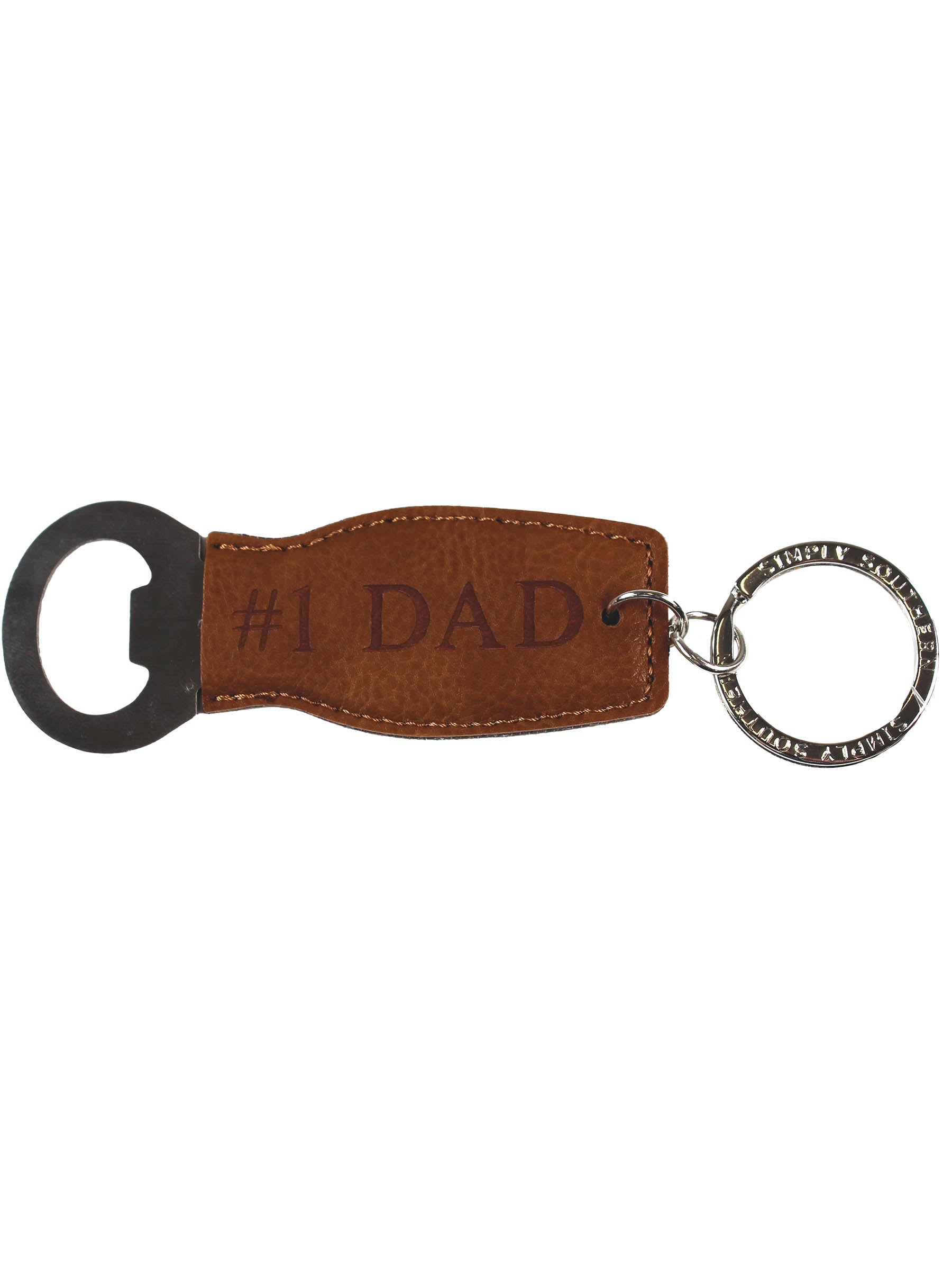 Simply Southern Bottle opener Leather Keychains