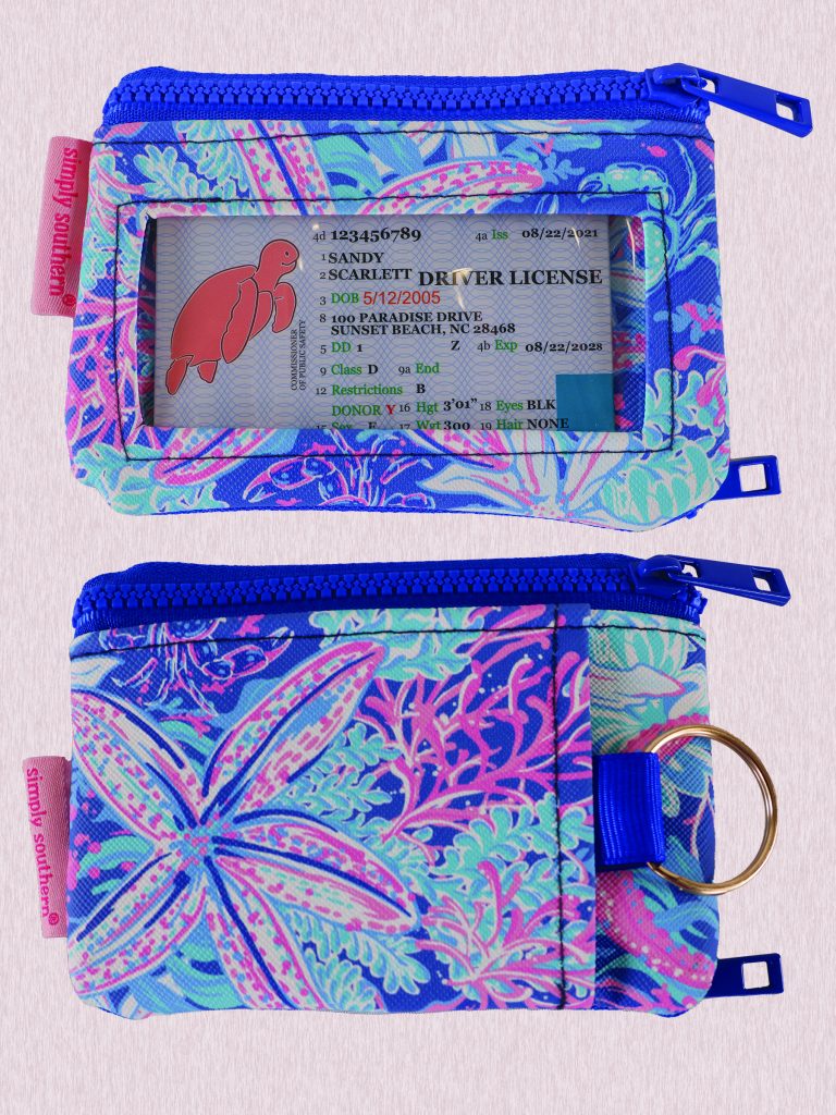 Simply Southern Bag ID Wallet in Reef