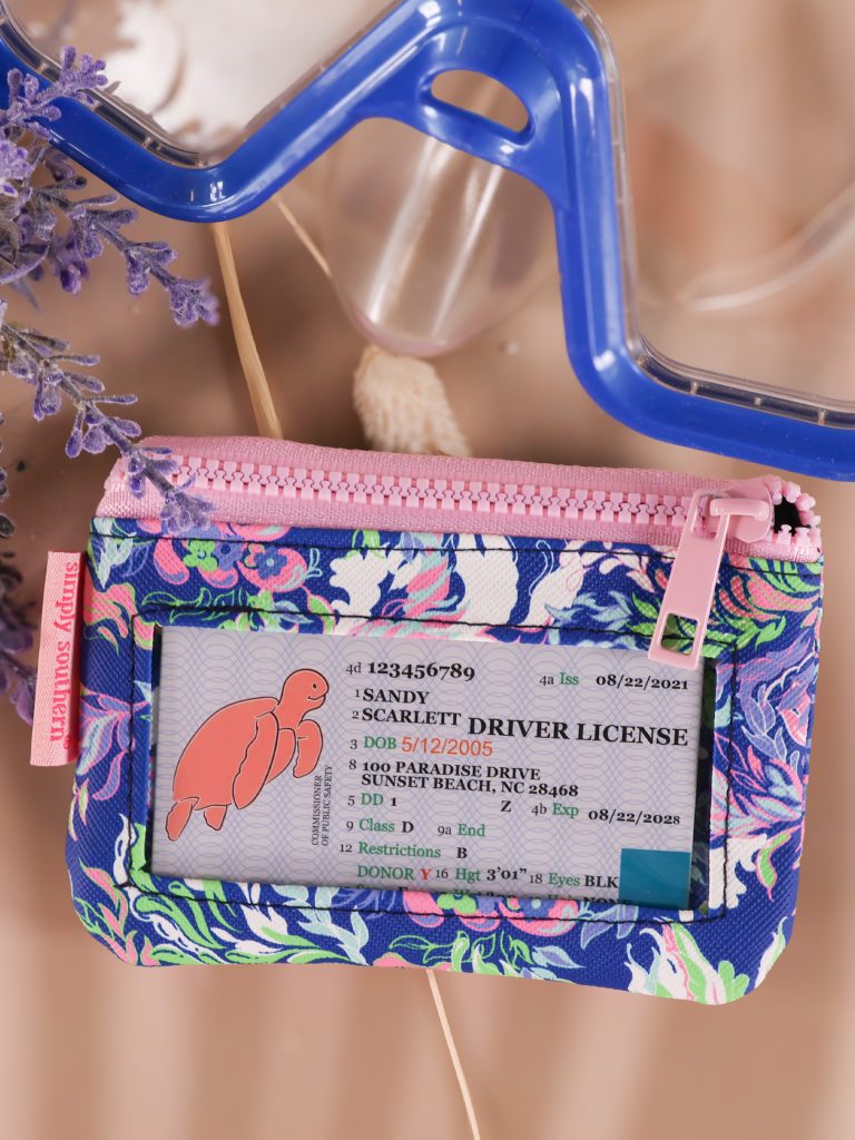 Simply Southern Bag ID Wallet in Waterflower