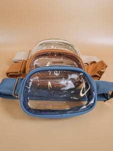 Simply Southern Clear Leather Belt Bag