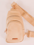 Simply Southern Leather Maui Cream Sling Bag