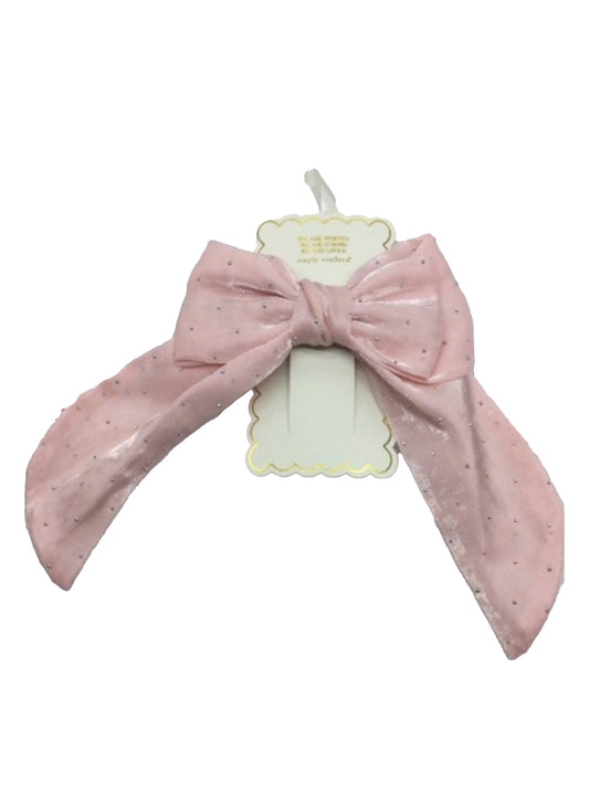 Simply Southern Doted Pink Hair Bow