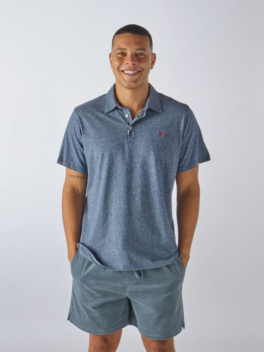 Simply Southern Heather Navy Polo