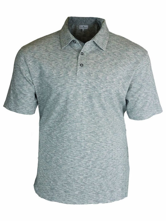 Simply Southern Men's Grey Knit Polo