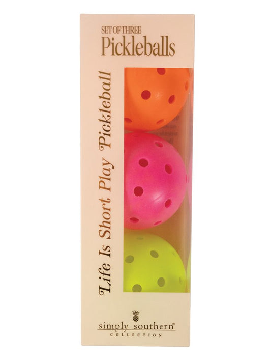 Simply Southern Neon Pickle-balls in a Set of 3