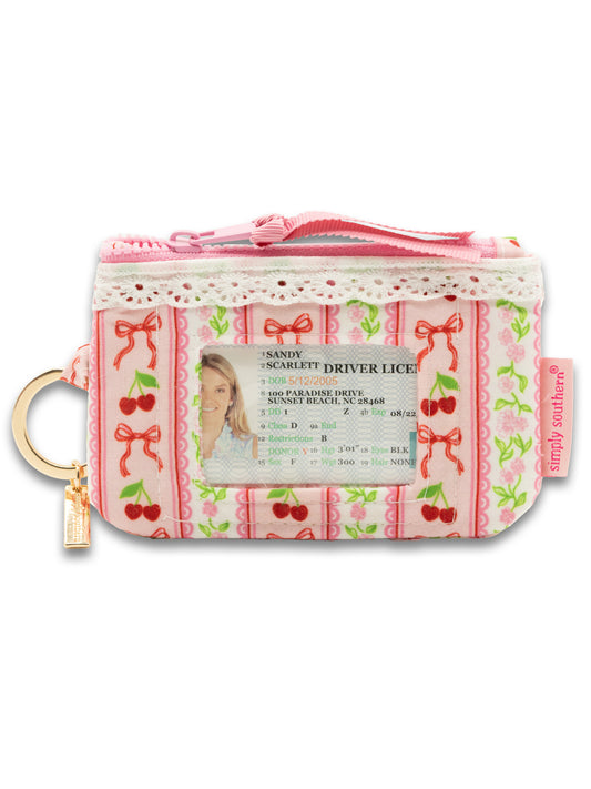 Simply Southern Cherry Lace ID Wallet