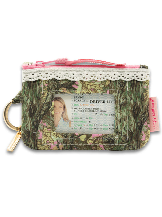Simply Southern Lace Pink Camo ID Wallet