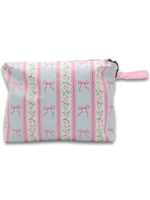 Simply Southern Reversable Splash Bag-Pink Bow