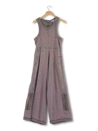 Simply Southern Dark Gray Washed Jumpsuit