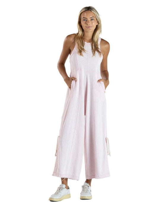 Simply Southern Rose Washed Jumpsuit