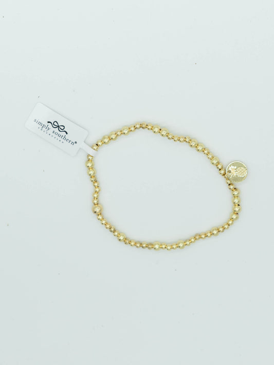 Simply Southern Gold Bead Mix Bracelet