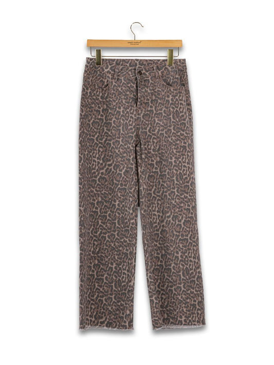 Simply Southern Denim Leopard Pants