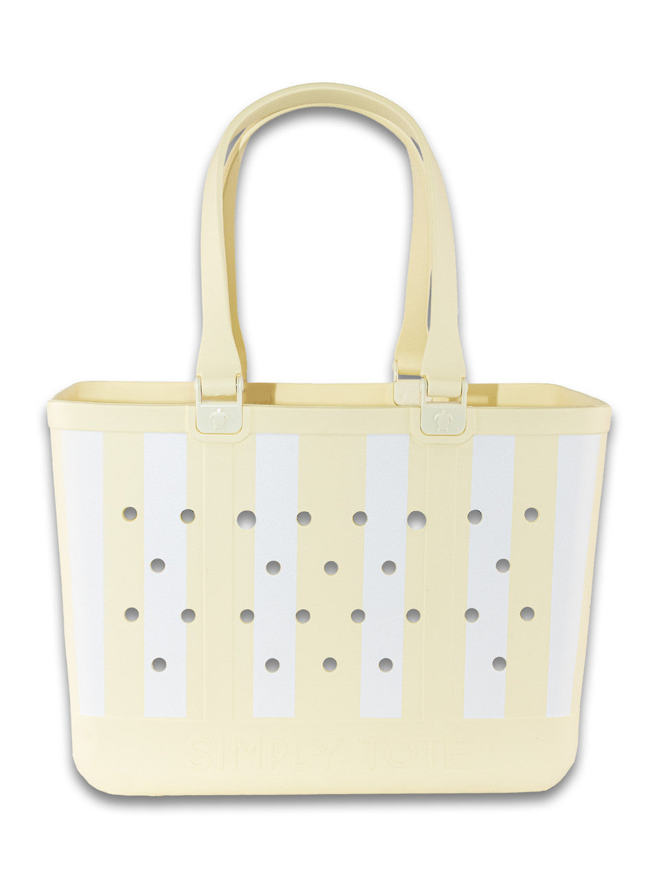 Simply Southern Tote Lemon Stripe