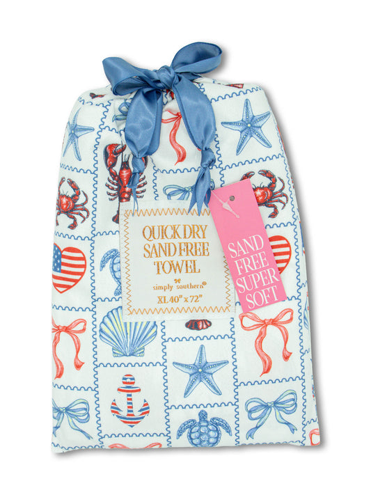 Simply Southern Lobster Quick Dry Towel