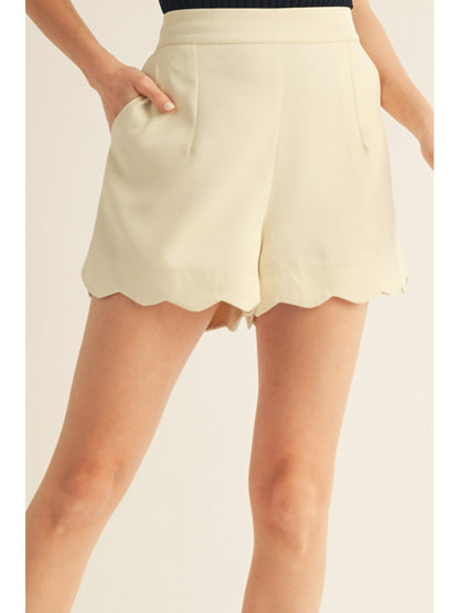 The Danielle Scalloped Shorts