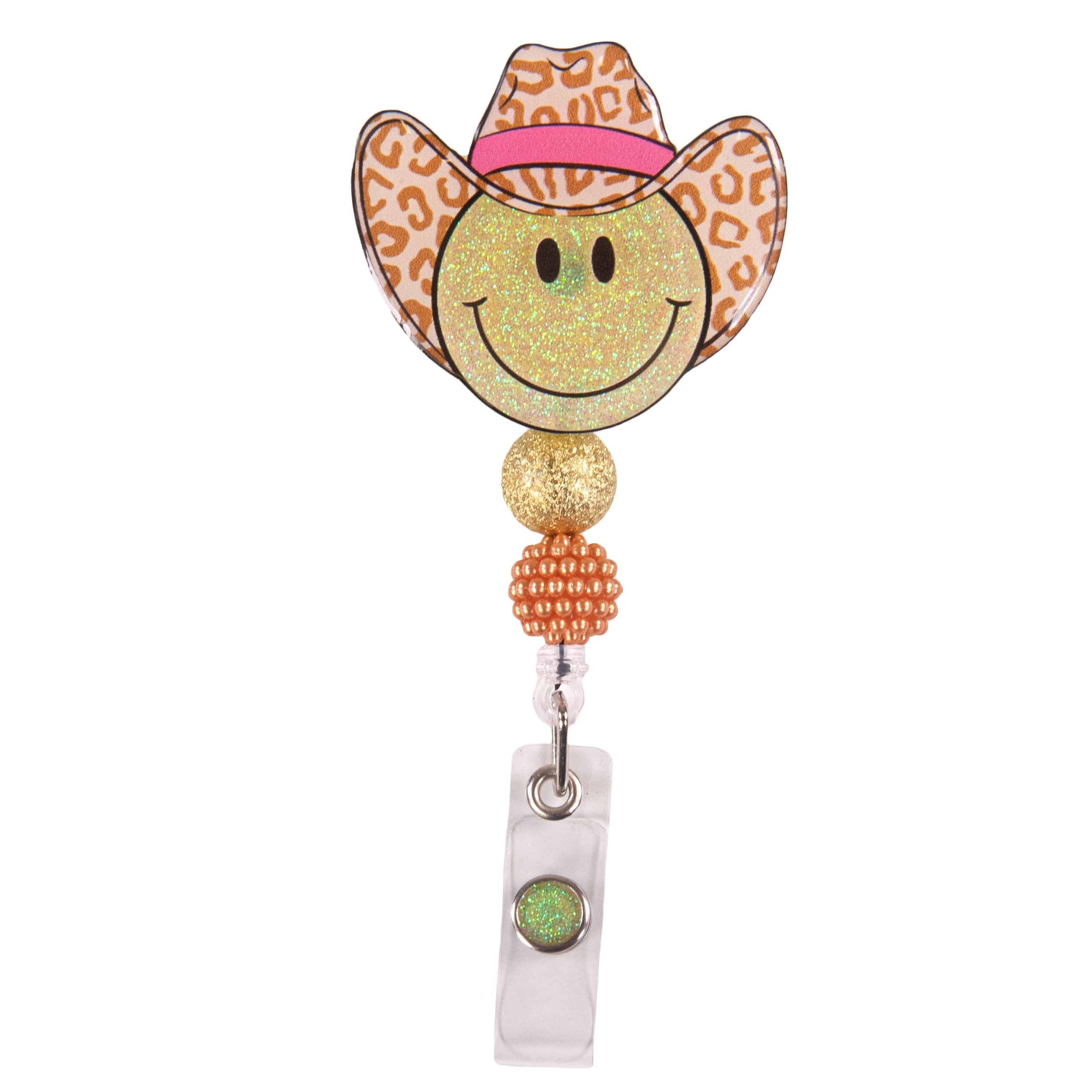 Badge Reels by Simply Southern Smiling Cowboy