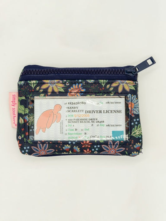 Simply Southern Dark Flower ID Wallet