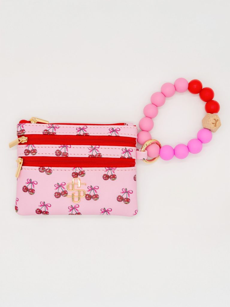 Simply Southern Cherries Beaded Bangle Wallet