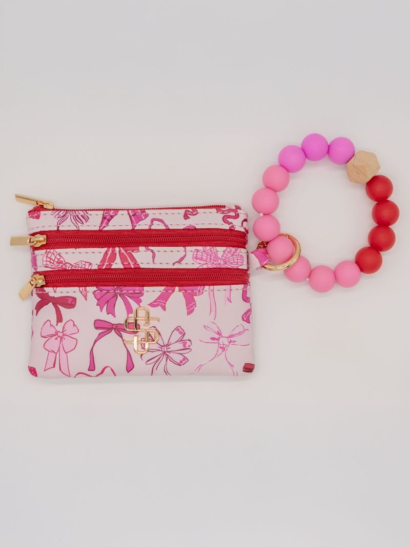 Simply Southern Bows Beaded Bangle Wallet