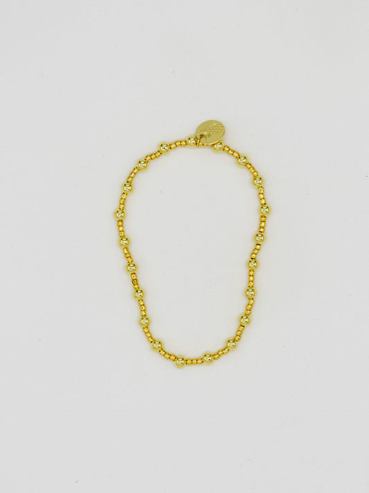 Simply Southern Gold Small Bead Bracelet