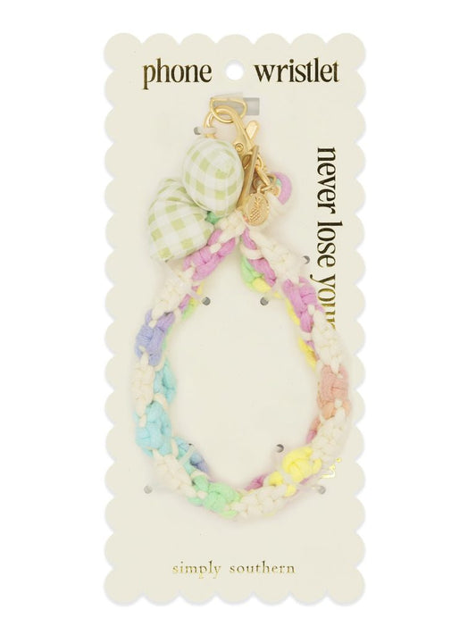 Simply Southern Yarned Phone Wristlet with Bow