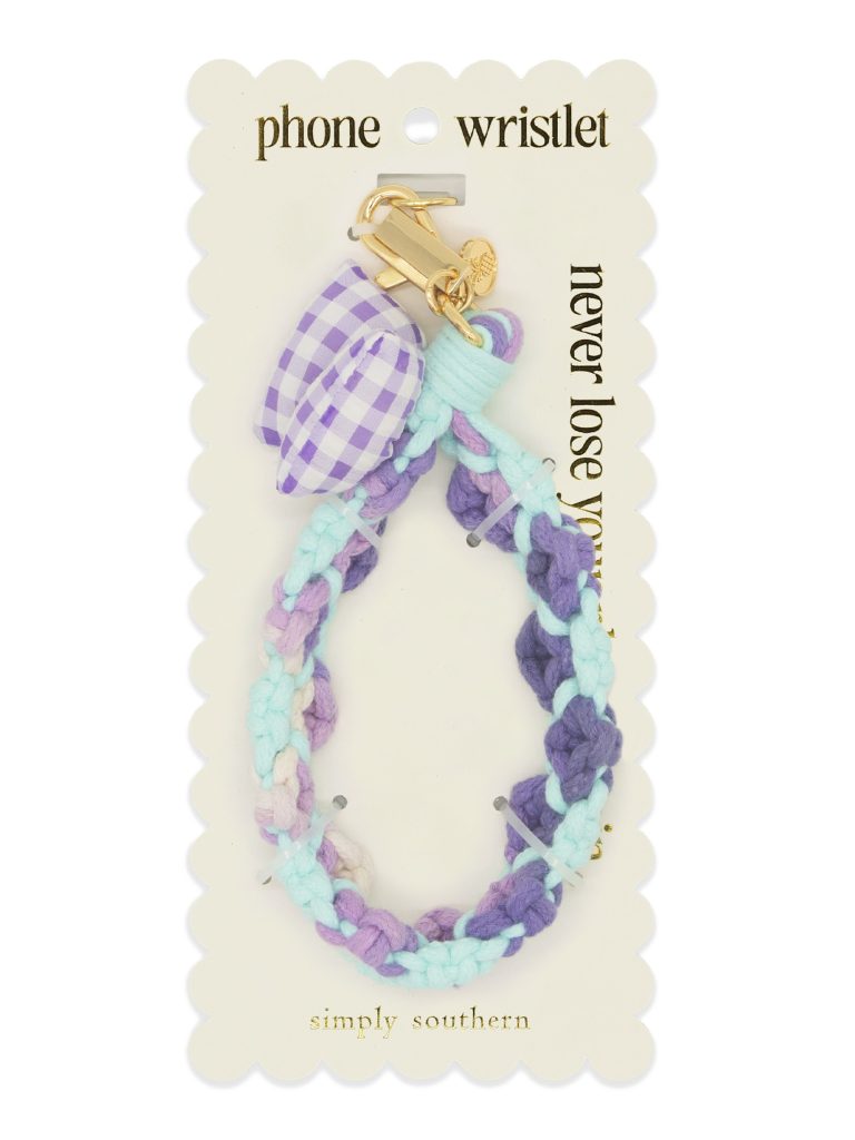 Simply Southern Yarned Phone Wristlet with Bow